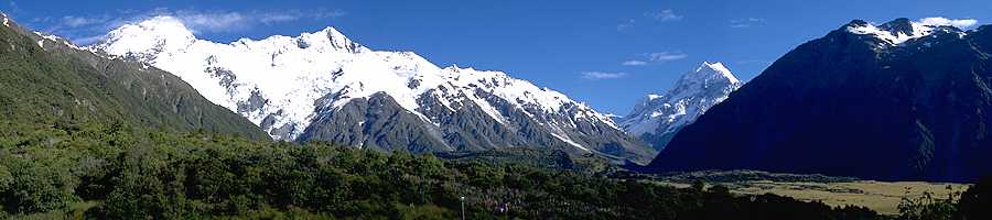 Panoramic View of Mt Cook