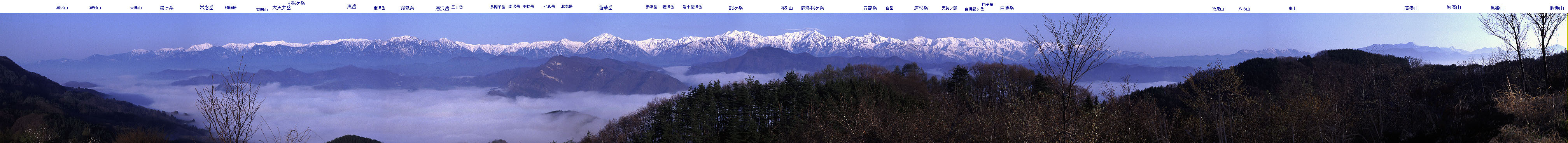 Panoramic View from Oookamura Alps View Park