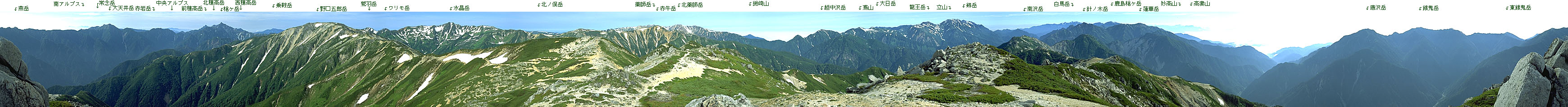 Panoramic View from Mitsudake