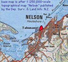 index map of Tahunanui